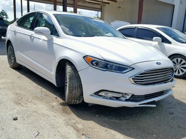 3FA6P0D96JR134257 - 2018 FORD FUSION TIT WHITE photo 1