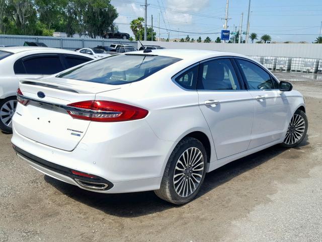 3FA6P0D96JR134257 - 2018 FORD FUSION TIT WHITE photo 4