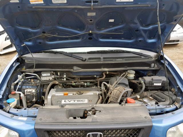 5J6YH28736L006465 - 2006 HONDA ELEMENT EX BLUE photo 7