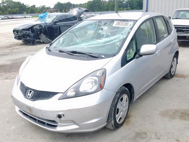 JHMGE8H39CC003784 - 2012 HONDA FIT SILVER photo 2