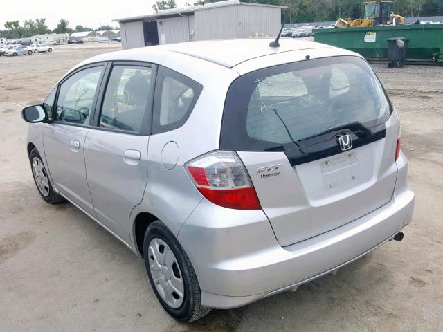 JHMGE8H39CC003784 - 2012 HONDA FIT SILVER photo 3