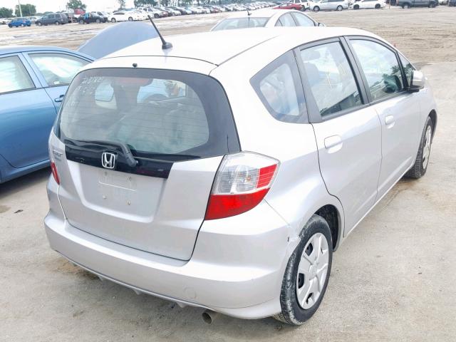 JHMGE8H39CC003784 - 2012 HONDA FIT SILVER photo 4