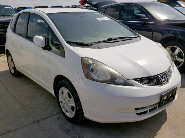 JHMGE8G34DC049400 - 2013 HONDA FIT WHITE photo 1