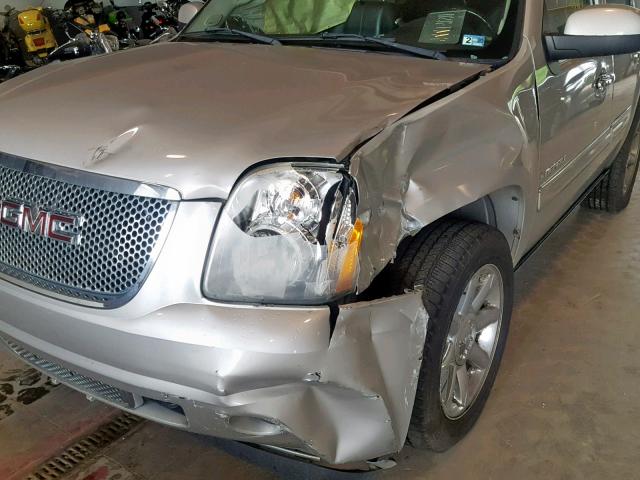 1GKFK63867J392080 - 2007 GMC YUKON DENA SILVER photo 9