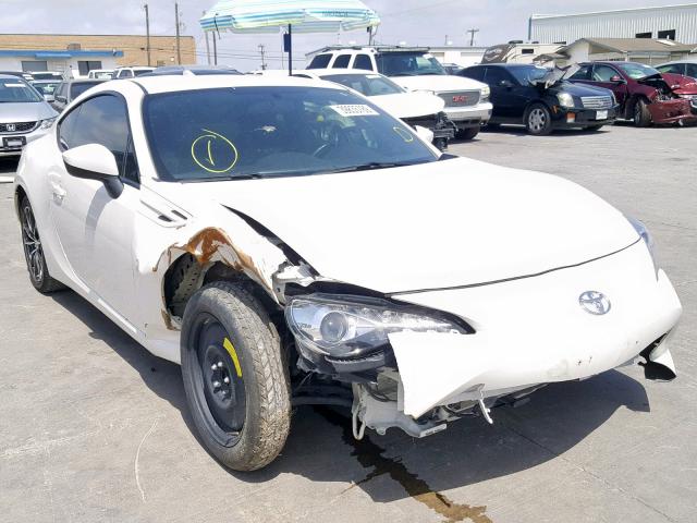 JF1ZNAA16H8701263 - 2017 TOYOTA 86 BASE WHITE photo 1