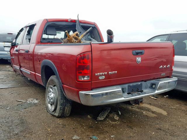 3D7KS29C96G230514 - 2006 DODGE RAM 2500 RED photo 3