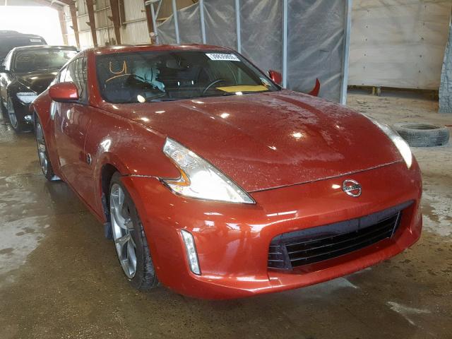 JN1AZ4EH3EM636351 - 2014 NISSAN 370Z BASE ORANGE photo 1