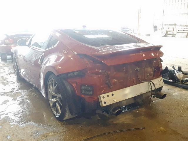 JN1AZ4EH3EM636351 - 2014 NISSAN 370Z BASE ORANGE photo 3