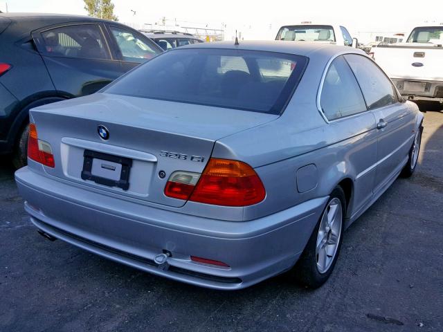 WBABM5348YJN90413 - 2000 BMW 328 CI SILVER photo 4