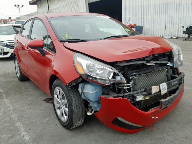 KNADM4A31H6006322 - 2017 KIA RIO LX RED photo 1