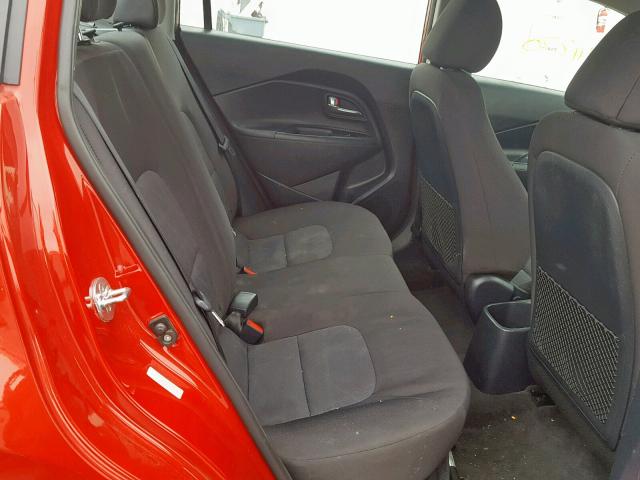 KNADM4A31H6006322 - 2017 KIA RIO LX RED photo 6