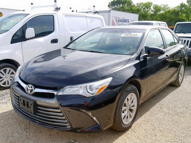 4T4BF1FK7GR577098 - 2016 TOYOTA CAMRY LE BLACK photo 2
