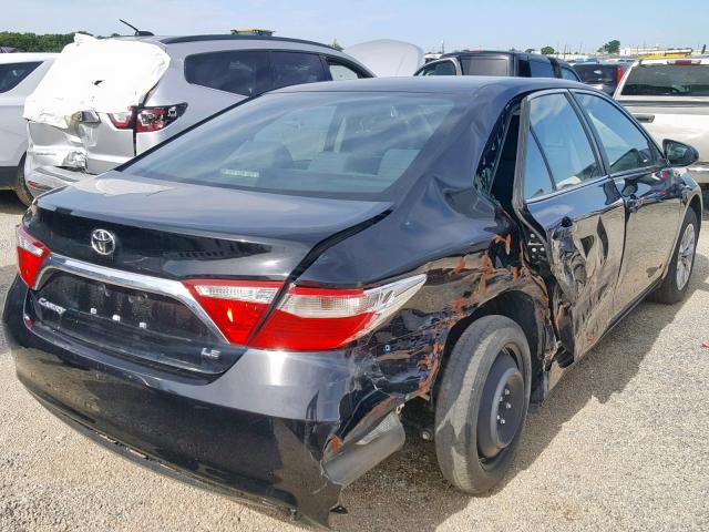 4T4BF1FK7GR577098 - 2016 TOYOTA CAMRY LE BLACK photo 4