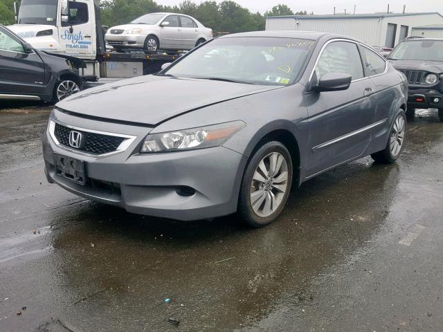 1HGCS12819A019715 - 2009 HONDA ACCORD EXL GRAY photo 2