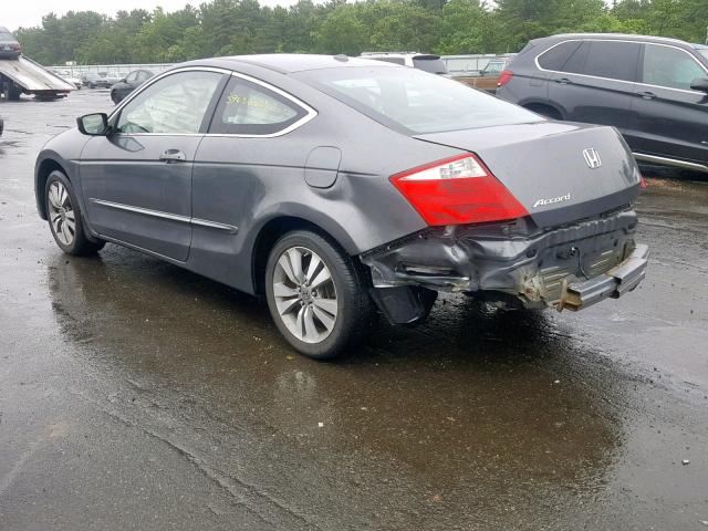 1HGCS12819A019715 - 2009 HONDA ACCORD EXL GRAY photo 3