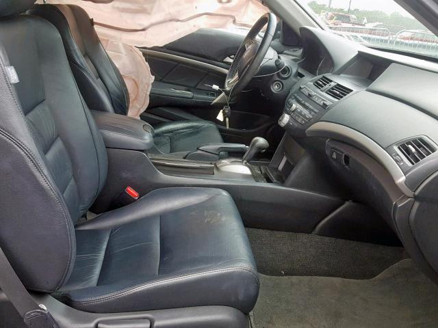 1HGCS12819A019715 - 2009 HONDA ACCORD EXL GRAY photo 5