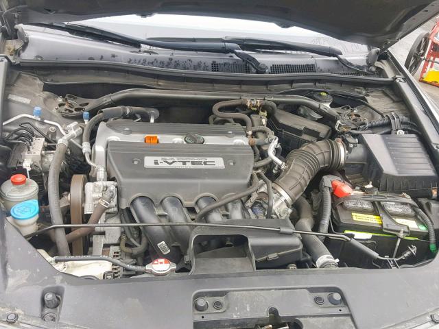 1HGCS12819A019715 - 2009 HONDA ACCORD EXL GRAY photo 7