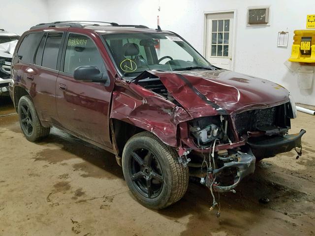 1GKDT13S072129368 - 2007 GMC ENVOY MAROON photo 1