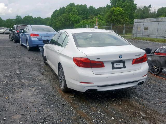 WBAJE7C57KWW12652 - 2019 BMW 540 XI WHITE photo 3