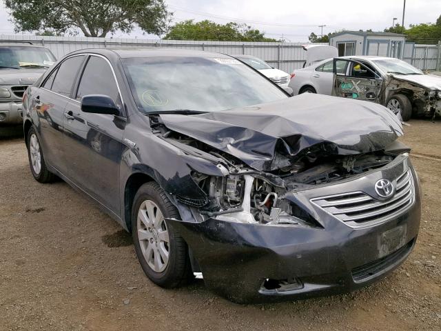 4T1BB46KX9U071033 - 2009 TOYOTA CAMRY HYBR BLACK photo 1