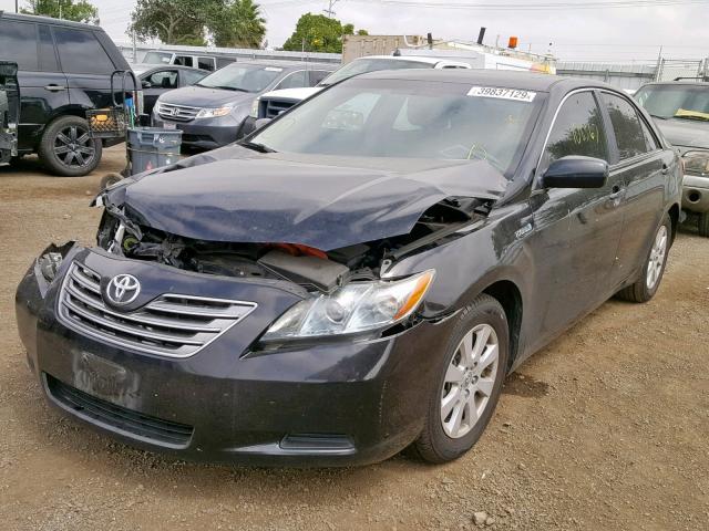 4T1BB46KX9U071033 - 2009 TOYOTA CAMRY HYBR BLACK photo 2