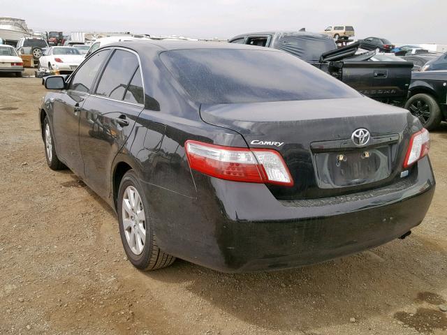 4T1BB46KX9U071033 - 2009 TOYOTA CAMRY HYBR BLACK photo 3