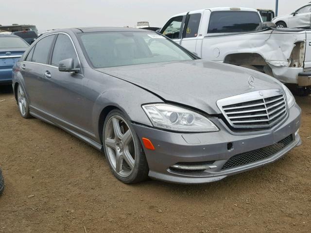 WDDNG7DB9DA515350 - 2013 MERCEDES-BENZ S 550 GRAY photo 1