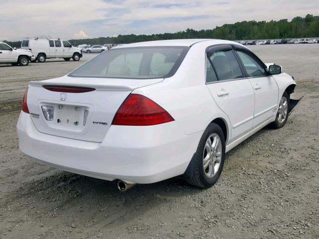 1HGCM56366A084801 - 2006 HONDA ACCORD SE WHITE photo 4