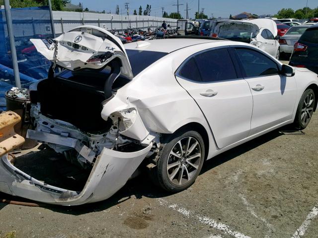19UUB2F56HA000005 - 2017 ACURA TLX TECH WHITE photo 4