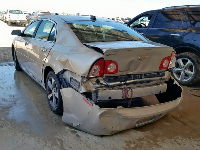 1G1ZC5E09CF121897 - 2012 CHEVROLET MALIBU 1LT SILVER photo 3