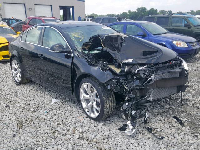 2G4GU5GXXG9205596 - 2016 BUICK REGAL GS შავი ფოტო 1