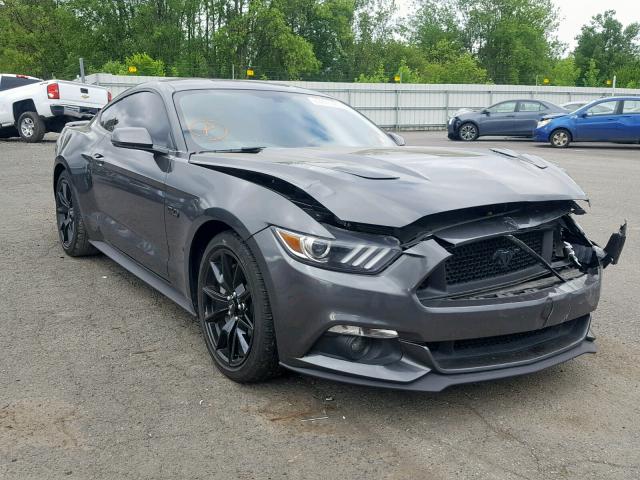 1FA6P8CFXH5331158 - 2017 FORD MUSTANG GT GRAY photo 1