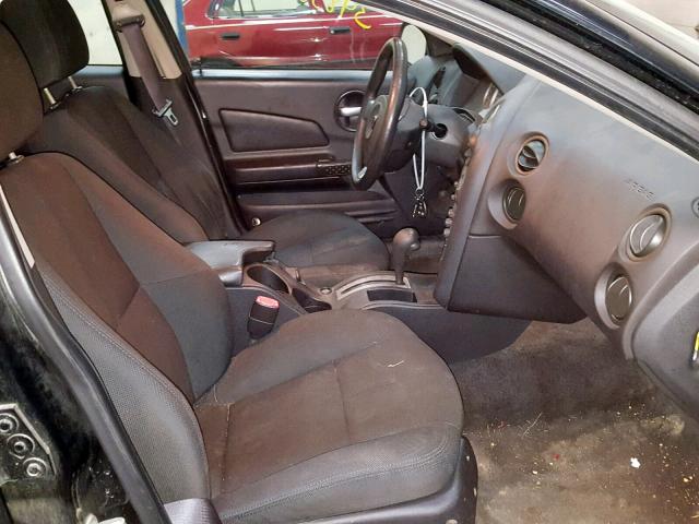 2G2WP552081105204 - 2008 PONTIAC GRAND PRIX BLACK photo 5