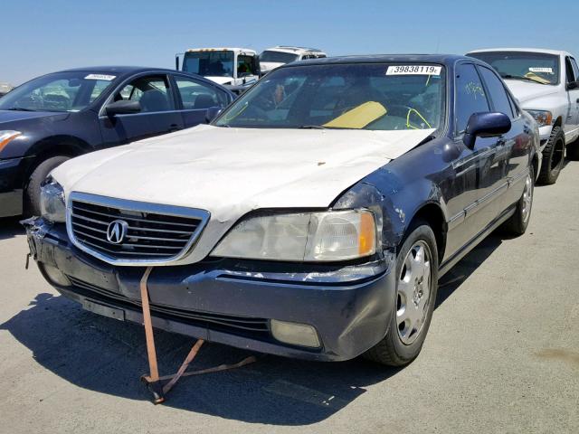 JH4KA9652YC007232 - 2000 ACURA 3.5RL BLUE photo 2