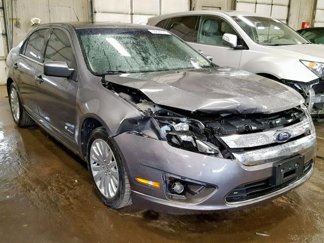 3FADP0L38AR190480 - 2010 FORD FUSION HYB GRAY photo 1