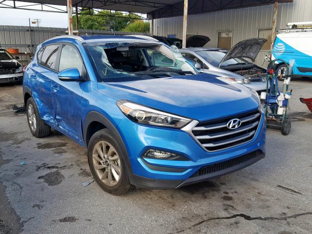 KM8J33A44HU413134 - 2017 HYUNDAI TUCSON LIM BLUE photo 1