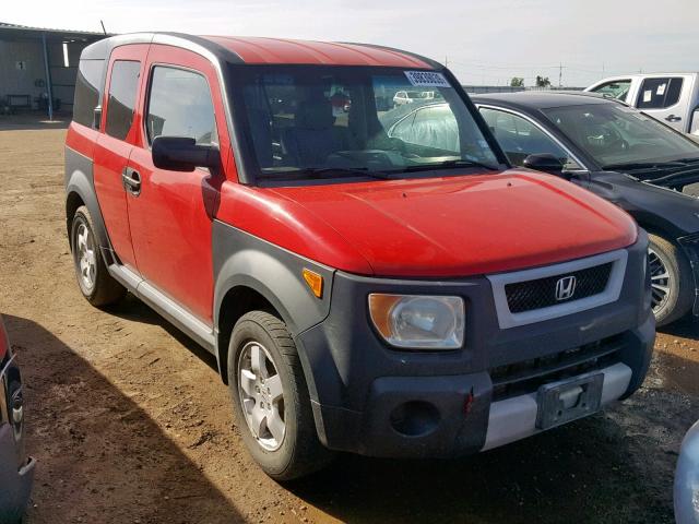 5J6YH28675L014705 - 2005 HONDA ELEMENT EX RED photo 1