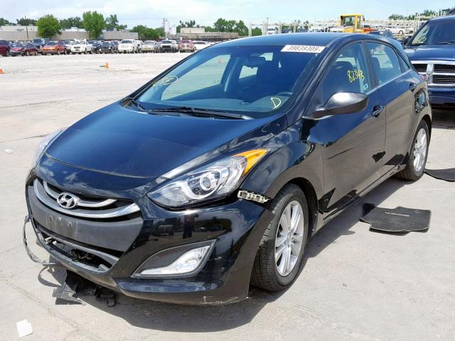 KMHD35LE8DU021606 - 2013 HYUNDAI ELANTRA GT BLACK photo 2