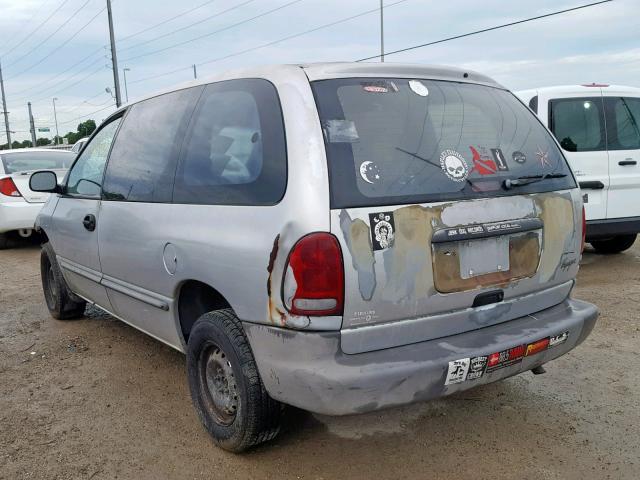 2P4FP25BXYR571150 - 2000 PLYMOUTH VOYAGER SILVER photo 3