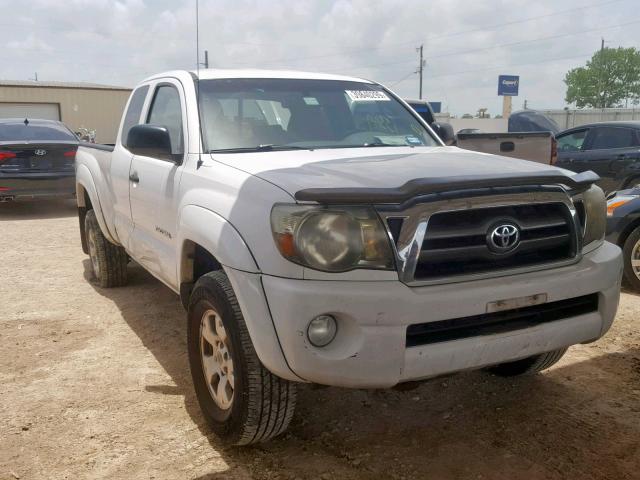 5TETU62N89Z605555 - 2009 TOYOTA TACOMA PRE WHITE photo 1