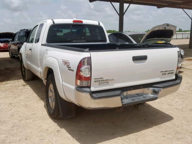 5TETU62N89Z605555 - 2009 TOYOTA TACOMA PRE WHITE photo 3