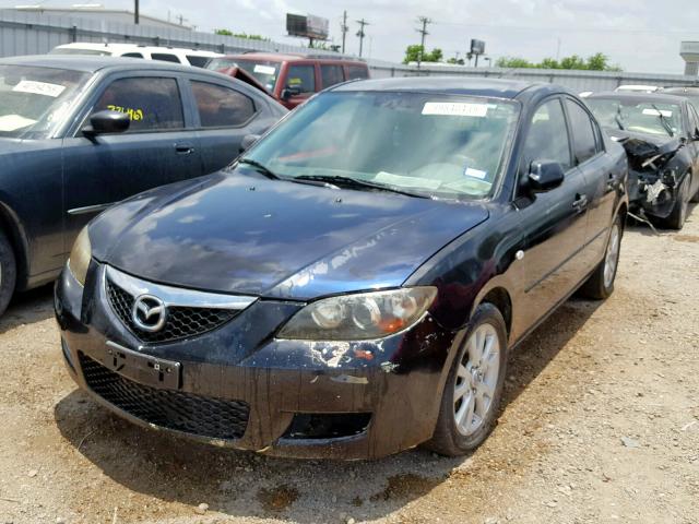 JM1BK32F371678445 - 2007 MAZDA 3 I BLACK photo 2