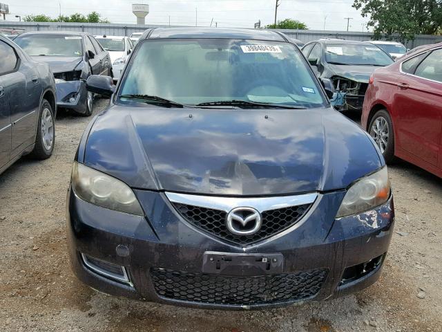 JM1BK32F371678445 - 2007 MAZDA 3 I BLACK photo 9