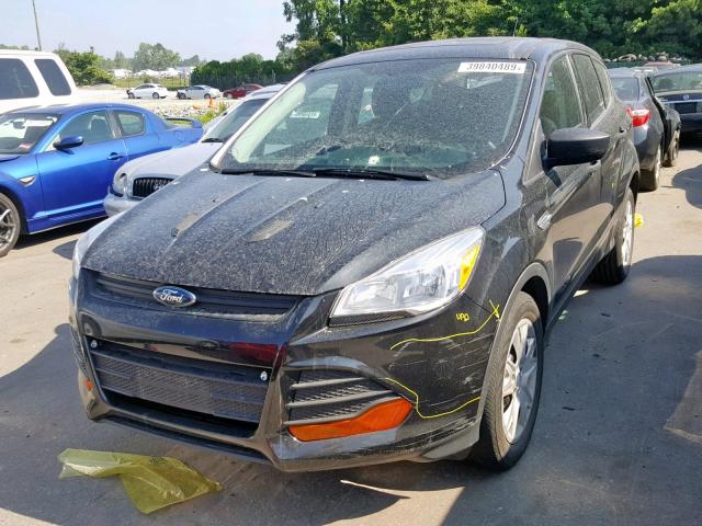 1FMCU0F7XEUC82102 - 2014 FORD ESCAPE S BLACK photo 2