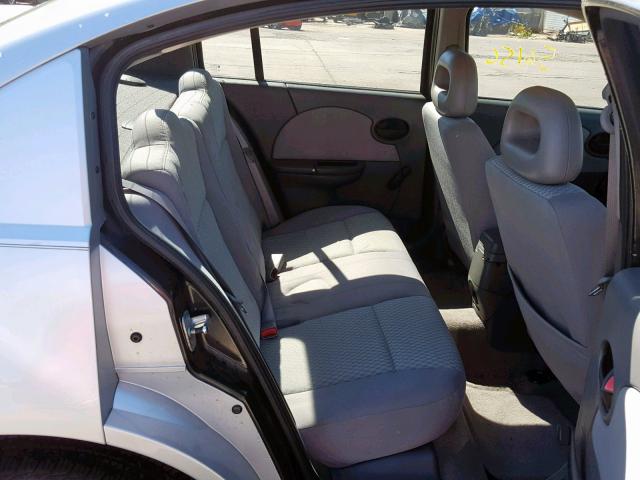 1G8AZ55F17Z141972 - 2007 SATURN ION LEVEL SILVER photo 6