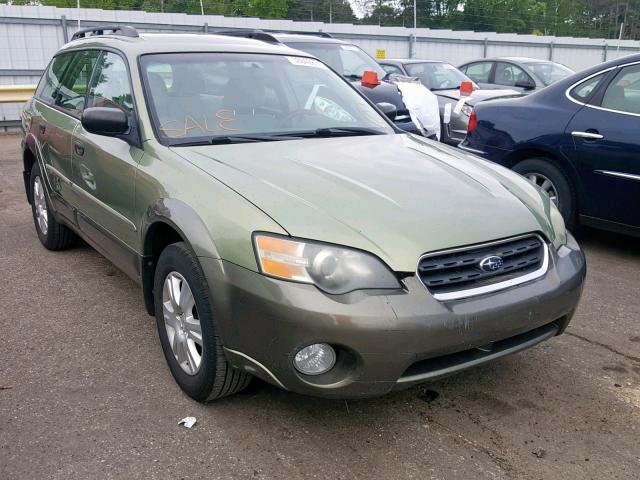 4S4BP61C557389504 - 2005 SUBARU LEGACY OUT GREEN photo 1