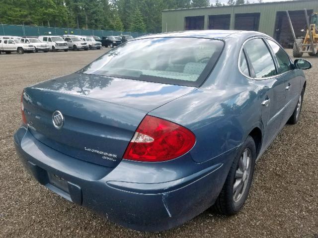 2G4WD582071105603 - 2007 BUICK LACROSSE C BLUE photo 4