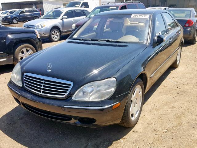 WDBNG78J02A297175 - 2002 MERCEDES-BENZ S 600 BLACK photo 2