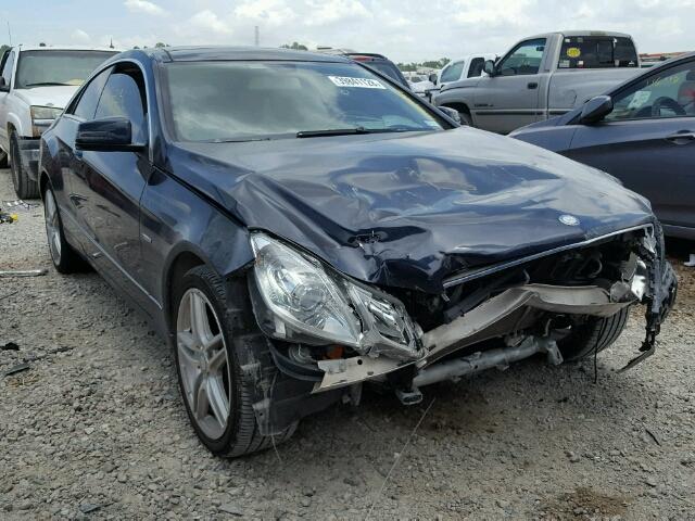 WDDKJ5KB8CF134022 - 2012 MERCEDES-BENZ E 350 BLUE photo 1