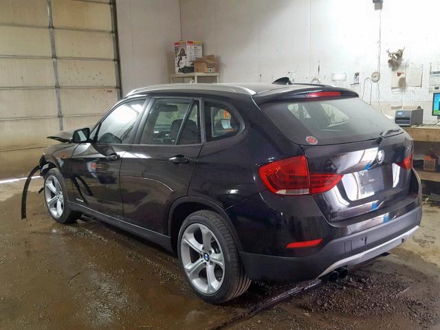 WBAVM5C54DVV90787 - 2013 BMW X1 XDRIVE3 BLACK photo 3